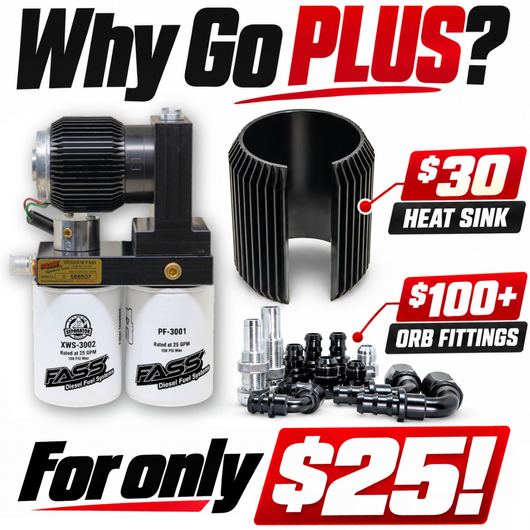 FASS Titanium Signature Series PLUS 100G Fuel System for GMC/Chevrolet 2001–2010 Duramax 6.6L