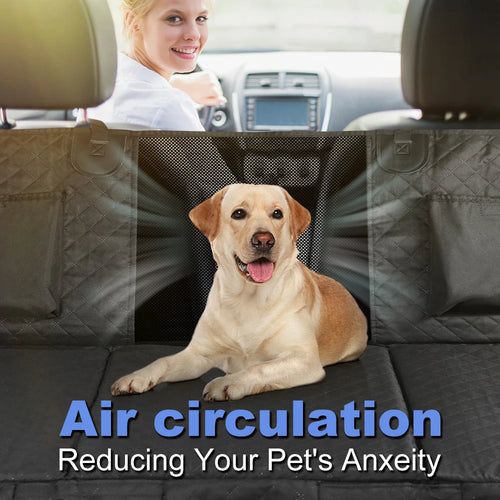 PETRAVEL Dog Car Backseat Cover Extender | Hard Bottom