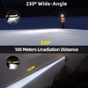 230° LED Motion-Sensor Headlamp, USB Rechargeable Wide Beam + Spotlight, IPX4