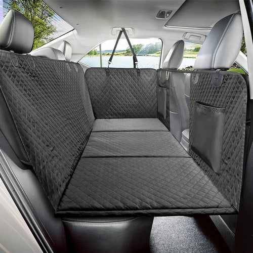 PETRAVEL Dog Car Backseat Cover Extender | Hard Bottom