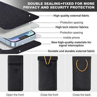 Faraday Key Fob & Phone Pouch