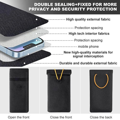 Faraday Key Fob & Phone Pouch