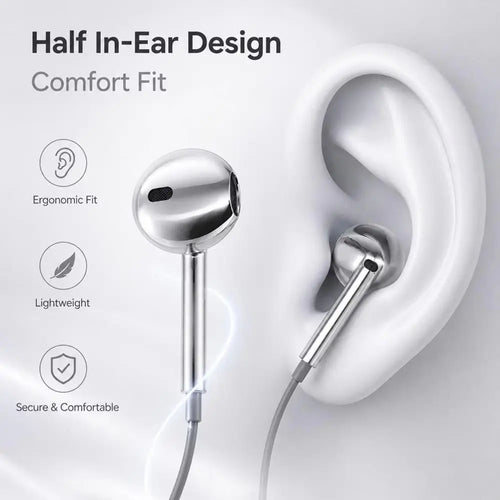 Metallic Crystal Wired Earphones