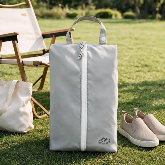 Waterproof Travel Shoe Bag with Zipper – Portable Multifunctional Shoe Organizer