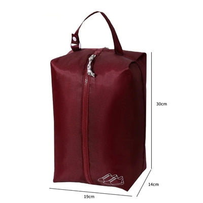 Waterproof Travel Shoe Bag with Zipper – Portable Multifunctional Shoe Organizer