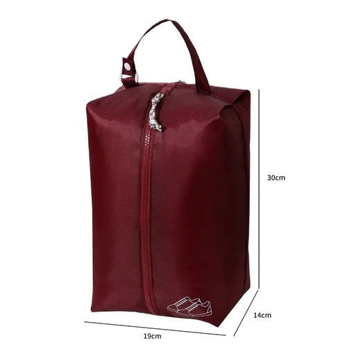 Waterproof Travel Shoe Bag with Zipper – Portable Multifunctional Shoe Organizer