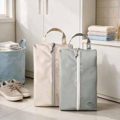 Waterproof Travel Shoe Bag with Zipper – Portable Multifunctional Shoe Organizer