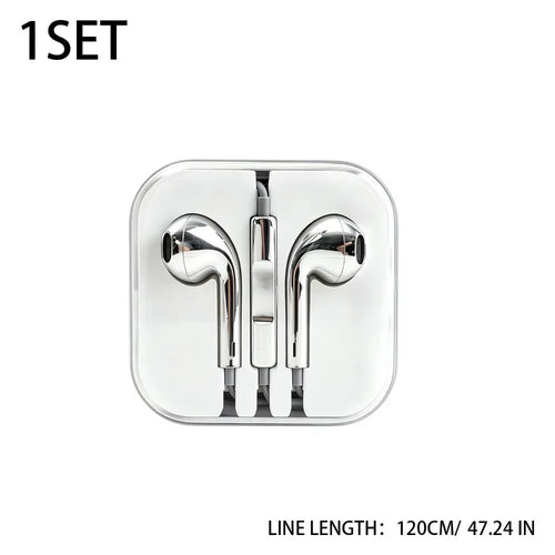 Metallic Crystal Wired Earphones