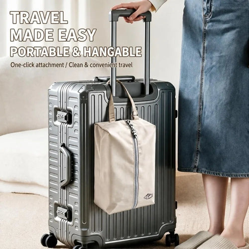 Waterproof Travel Shoe Bag with Zipper – Portable Multifunctional Shoe Organizer