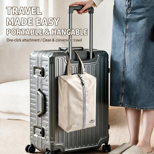 Waterproof Travel Shoe Bag with Zipper – Portable Multifunctional Shoe Organizer