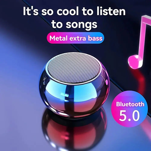 Mini Bluetooth Speaker with RGB Lighting