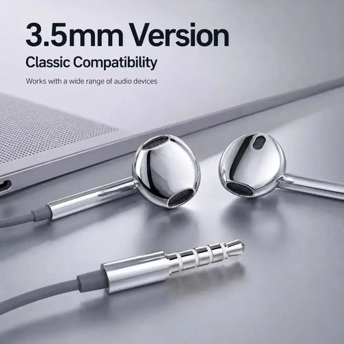 Metallic Crystal Wired Earphones