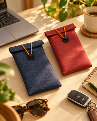 Faraday Key Fob & Phone Pouch