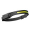 230° LED Motion-Sensor Headlamp, USB Rechargeable Wide Beam + Spotlight, IPX4