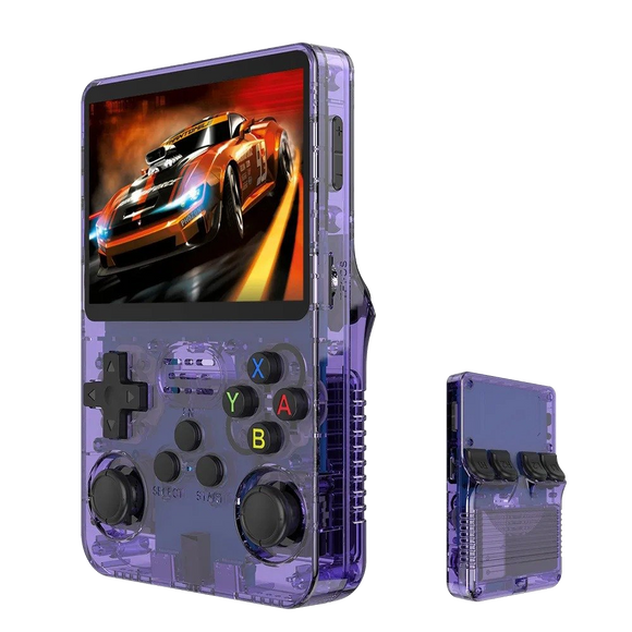 Purple R36S handheld game console